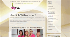 Desktop Screenshot of dr-kuhlmann-koeln.de
